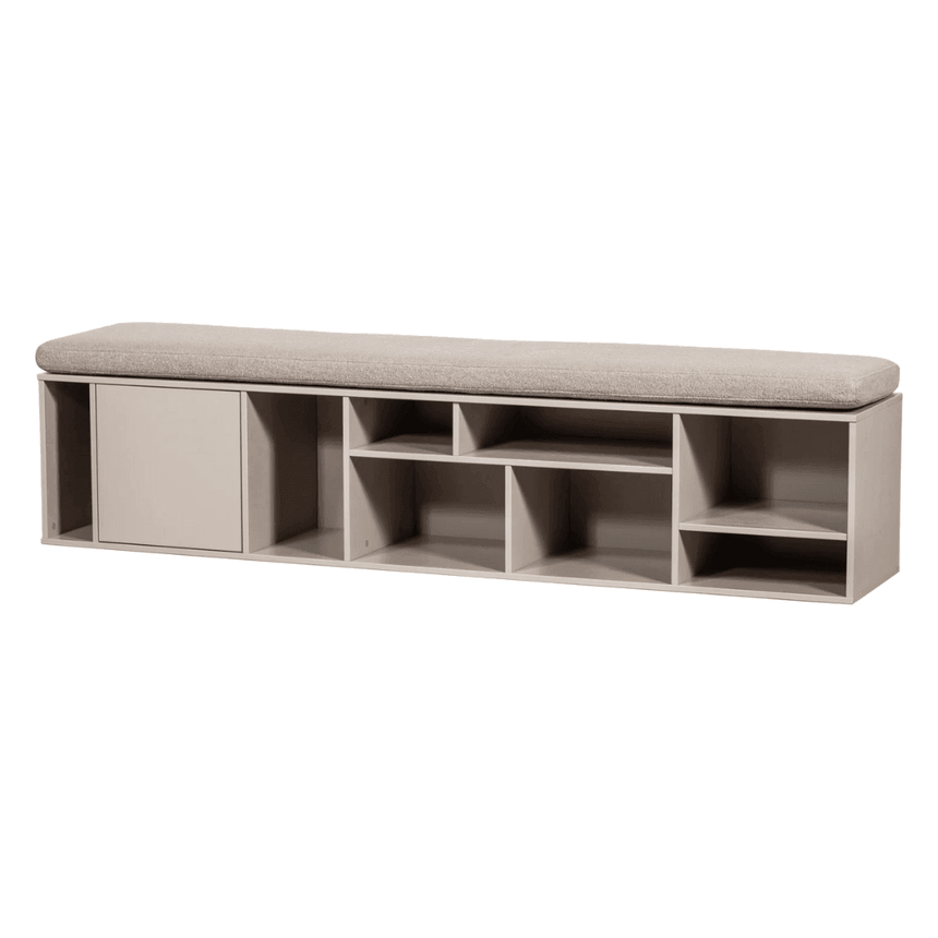 Letterbank fabric bench