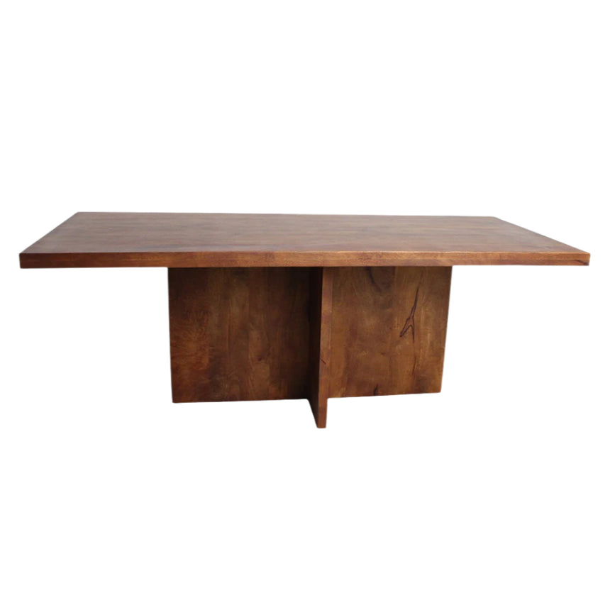 Bullnose Greek Wood Dining Table