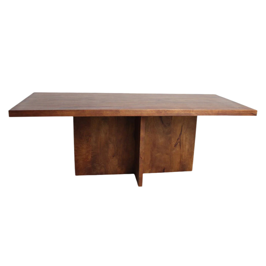 Bullnose Greek Wood Dining Table