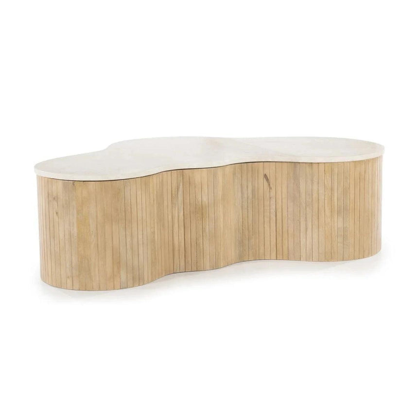 Kira marble coffee table 129x84