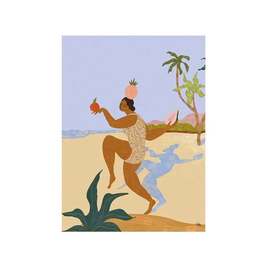 Balancing Act design canvas print