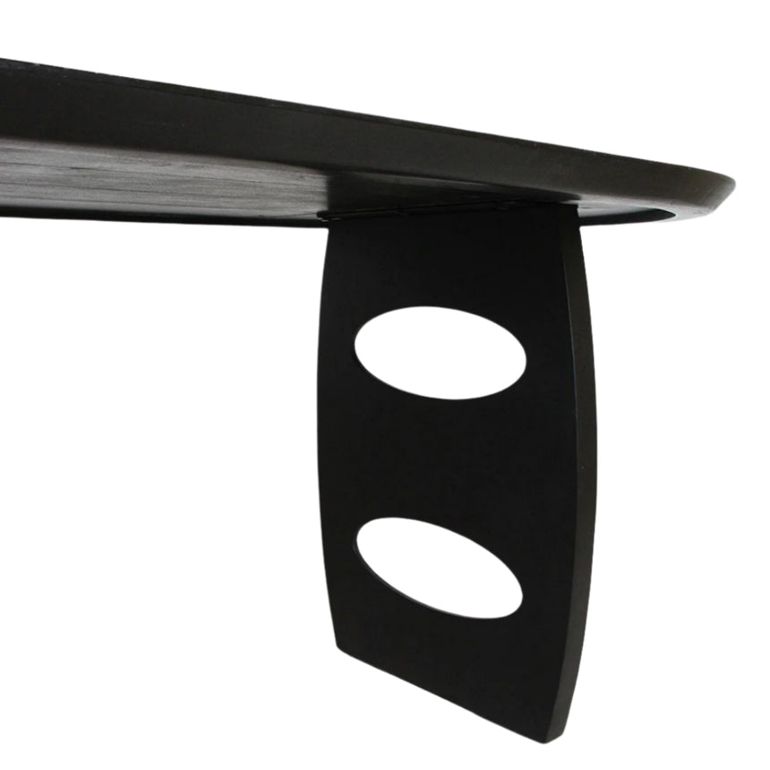 Bullnose Teardrop wooden dining table 240x90