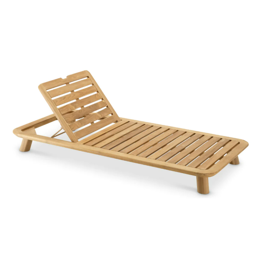 Weston wooden sun lounger