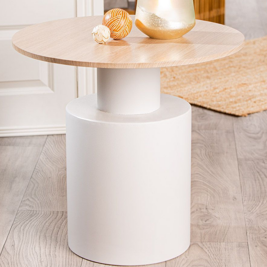 Living metal storage table