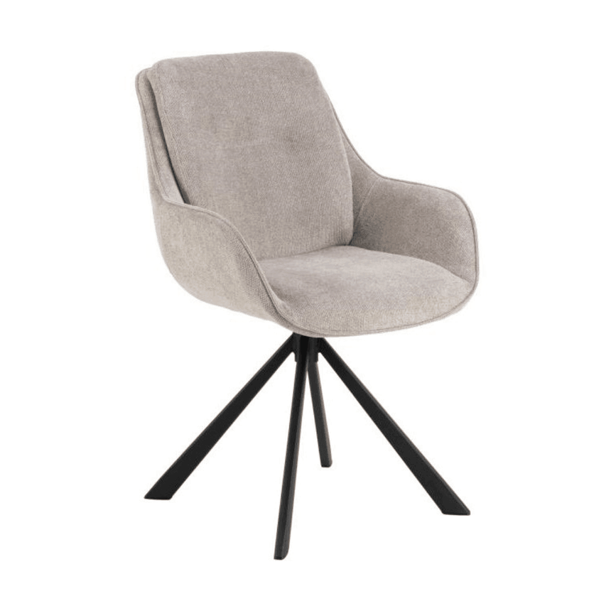 Carrie forgó szövet szék