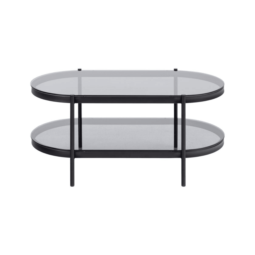 Bayonne glass coffee table 95x50