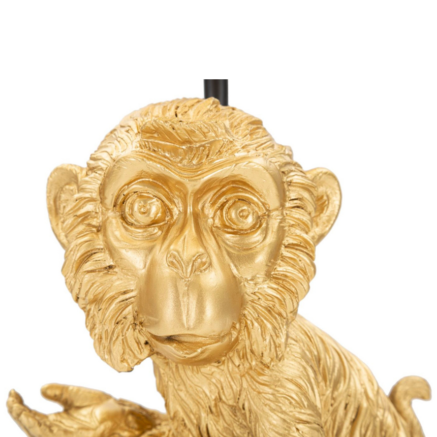 Scimmia műgyanta asztali lámpa