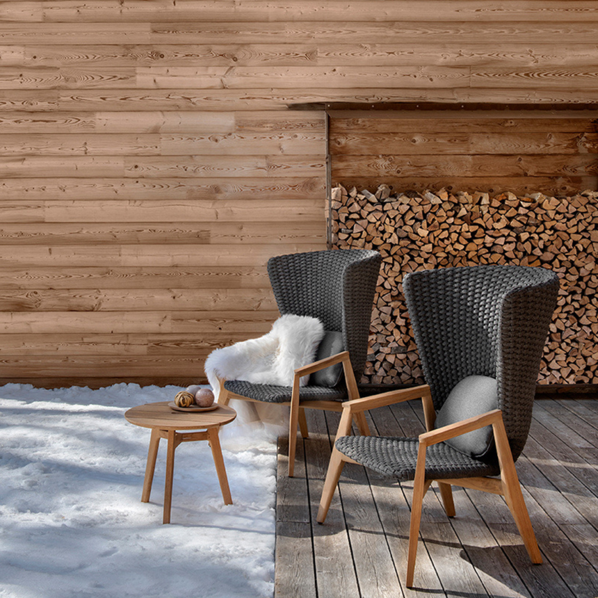 Knit Lounge kerti fotel