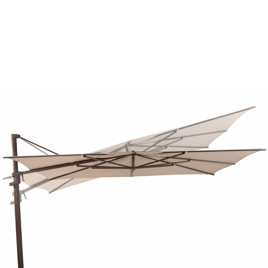 Finca szövet napernyő sötétbarna lábbal