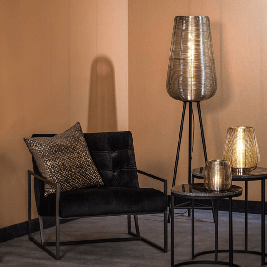 Adeta metal floor lamp Ø37x135