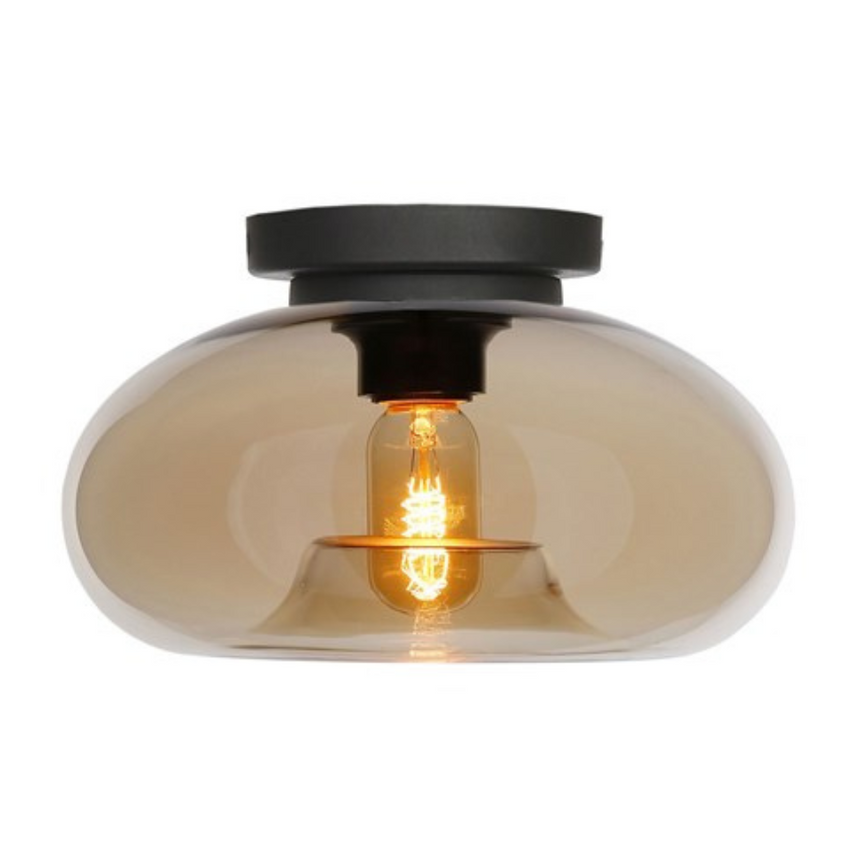 Plafonniere Zepp üveg mennyezeti lámpa