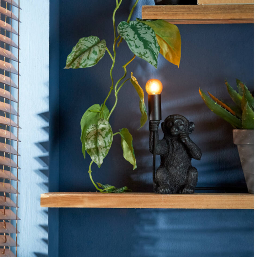 Monkey műgyanta asztali lámpa 23.5