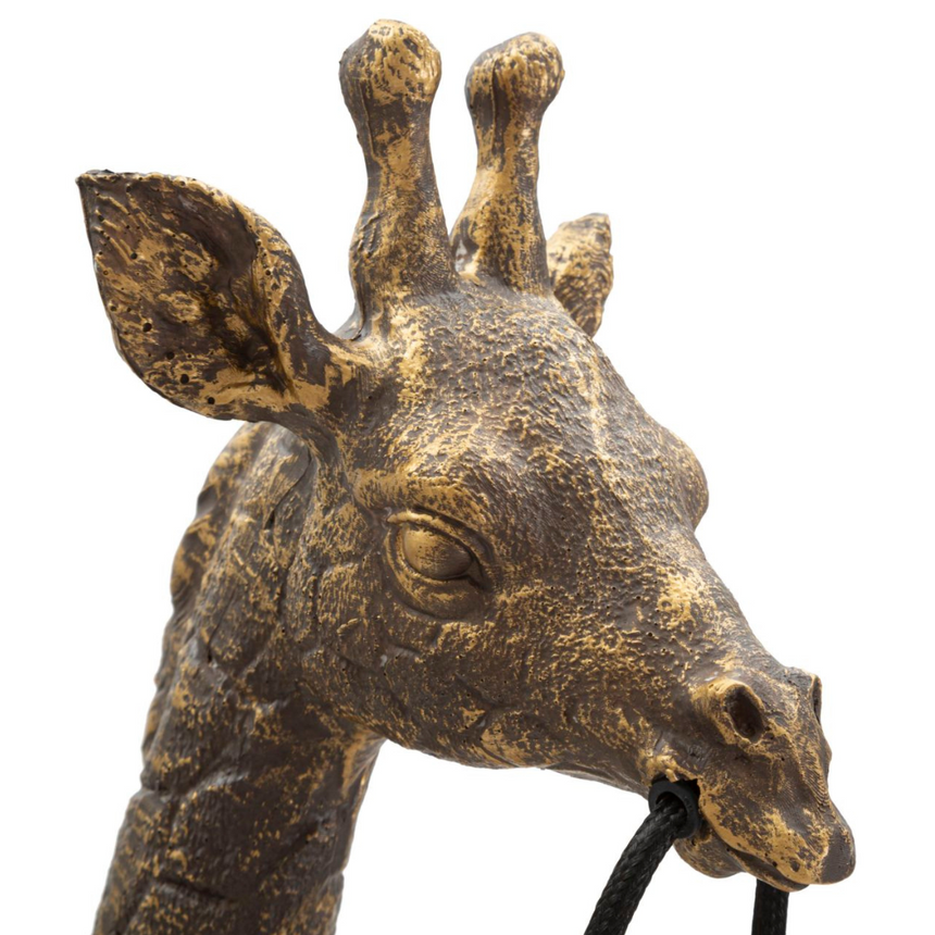 Monkey resin table lamp 34cm