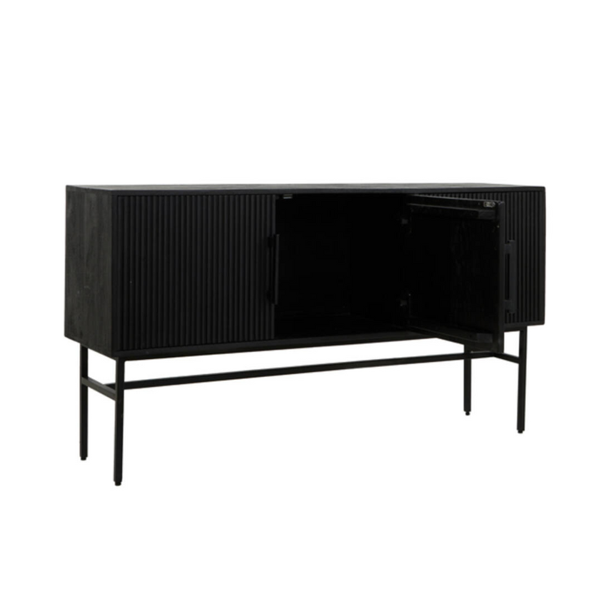 Yellow wooden dining table