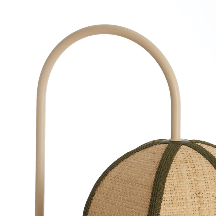 Sulina raffia wall lamp