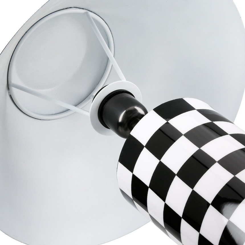 Checkers fém asztali lámpa