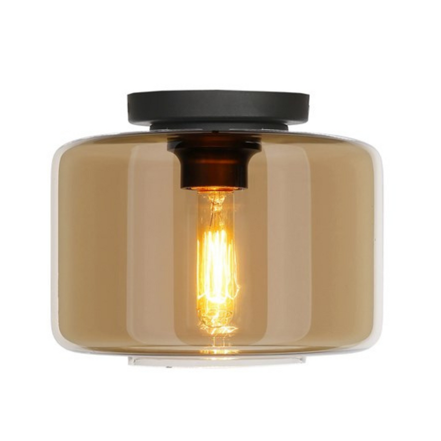 Plafonniere Drum S üveg mennyezeti lámpa