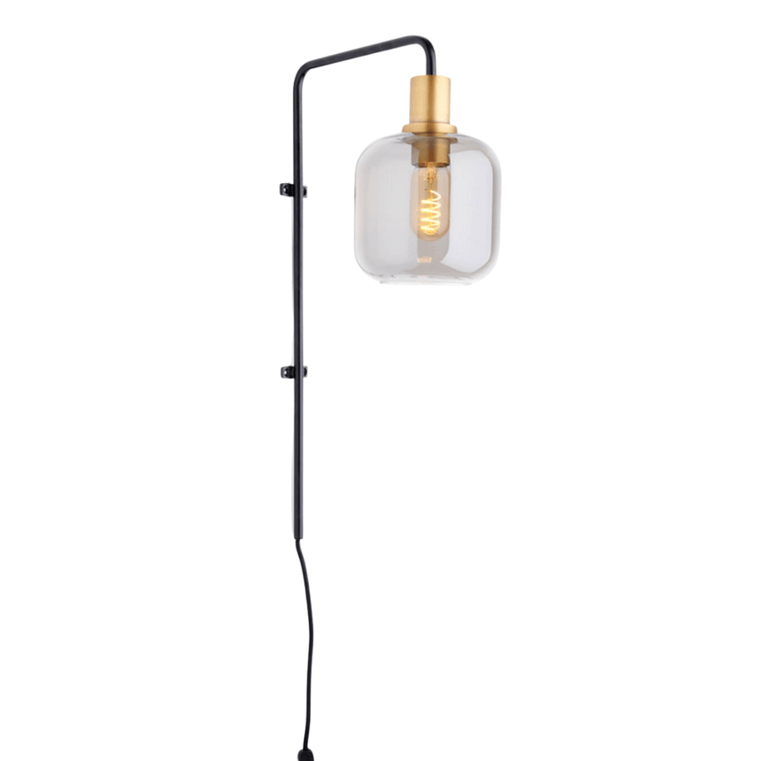 Lekar glass wall lamp