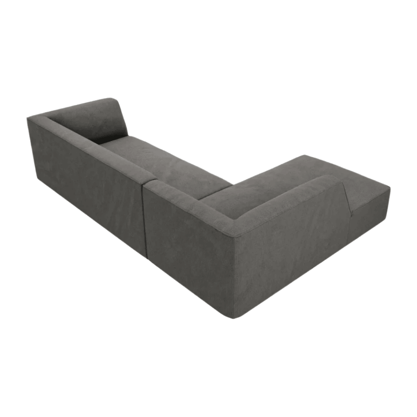 Ruby balos kordbársony sarokkanapé 273x180