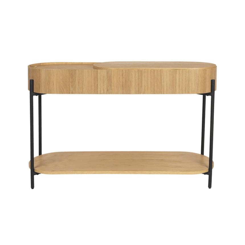 Slides wooden console table