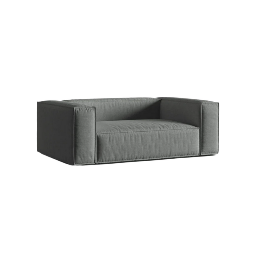 Ruby 2-seater velvet sofa