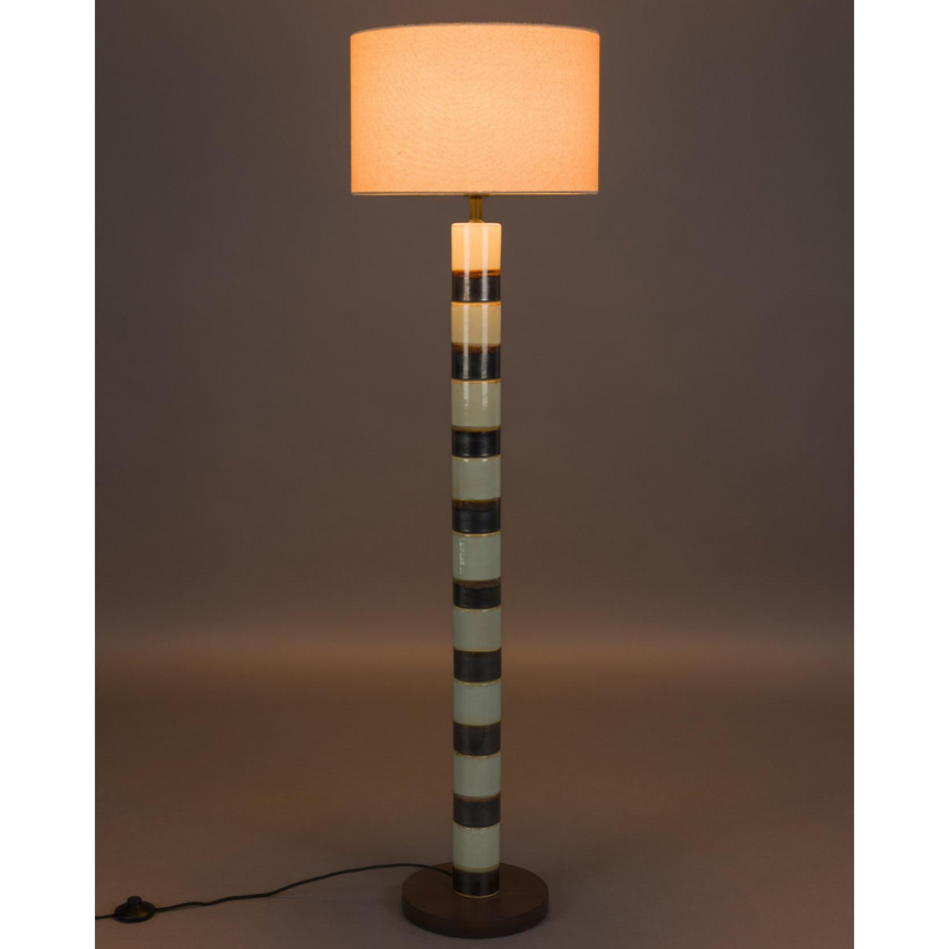 Vertigo fabric floor lamp