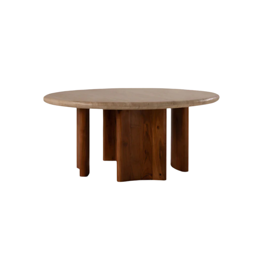 Cleo Limestone Coffee Table