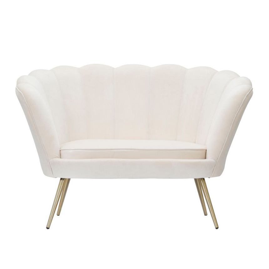 Vienna 1.5-seater velvet sofa