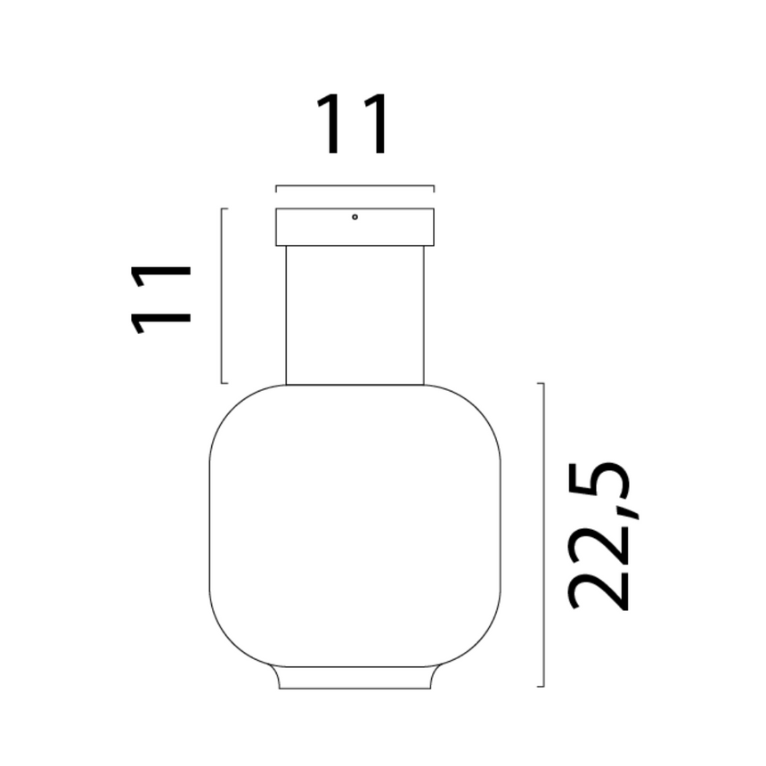 Lett Rib üveg csillár
