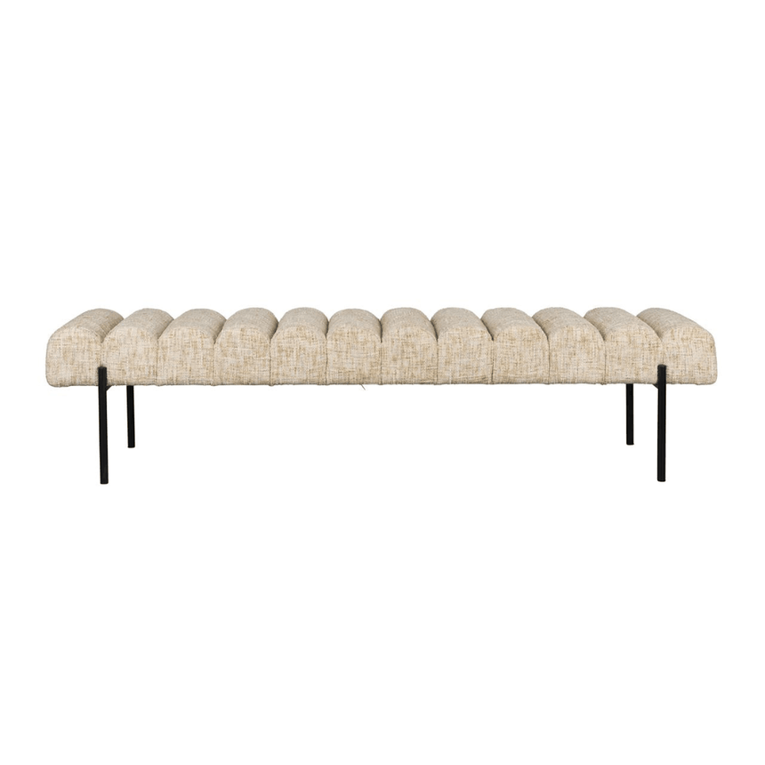 Jethro fabric bench