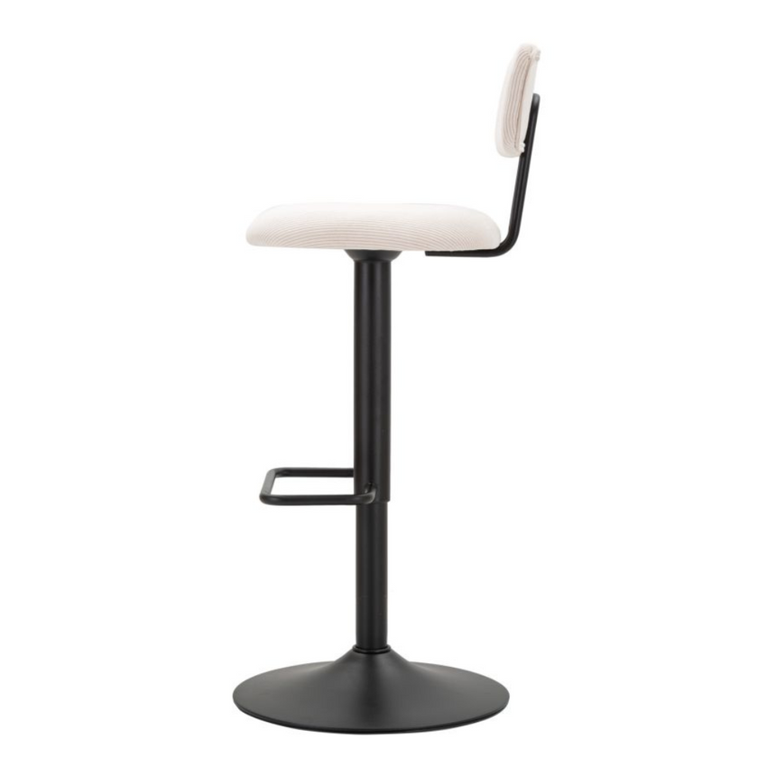 Light kordbársony bárszék szettben