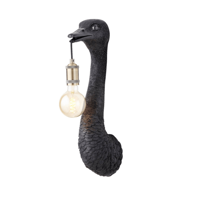 Ostrich small resin wall lamp