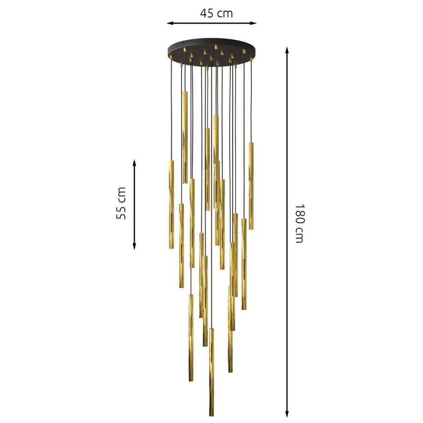 Selter 17 Premium Gold fém függőlámpa