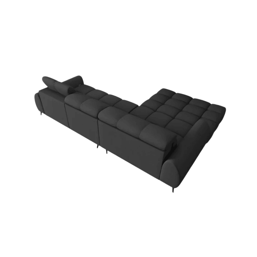 Alyse left-hand fabric corner sofa