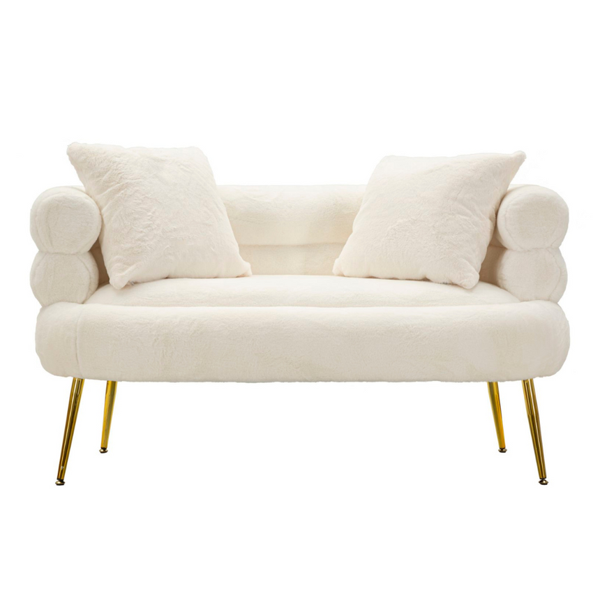 Soffy 2-seater plush sofa