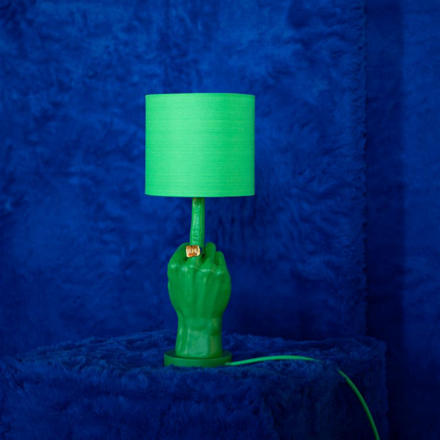 Don't Be Afraid of Colour fabric table lamp