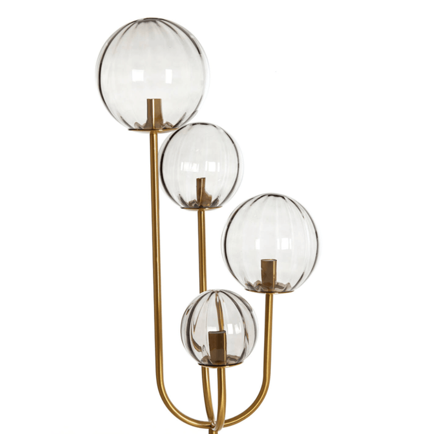Magdala metal floor lamp 4 bulbs