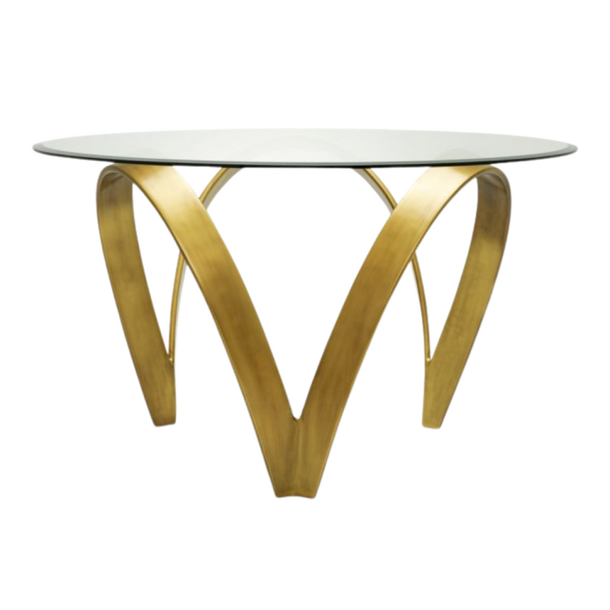 Soquel glass coffee table