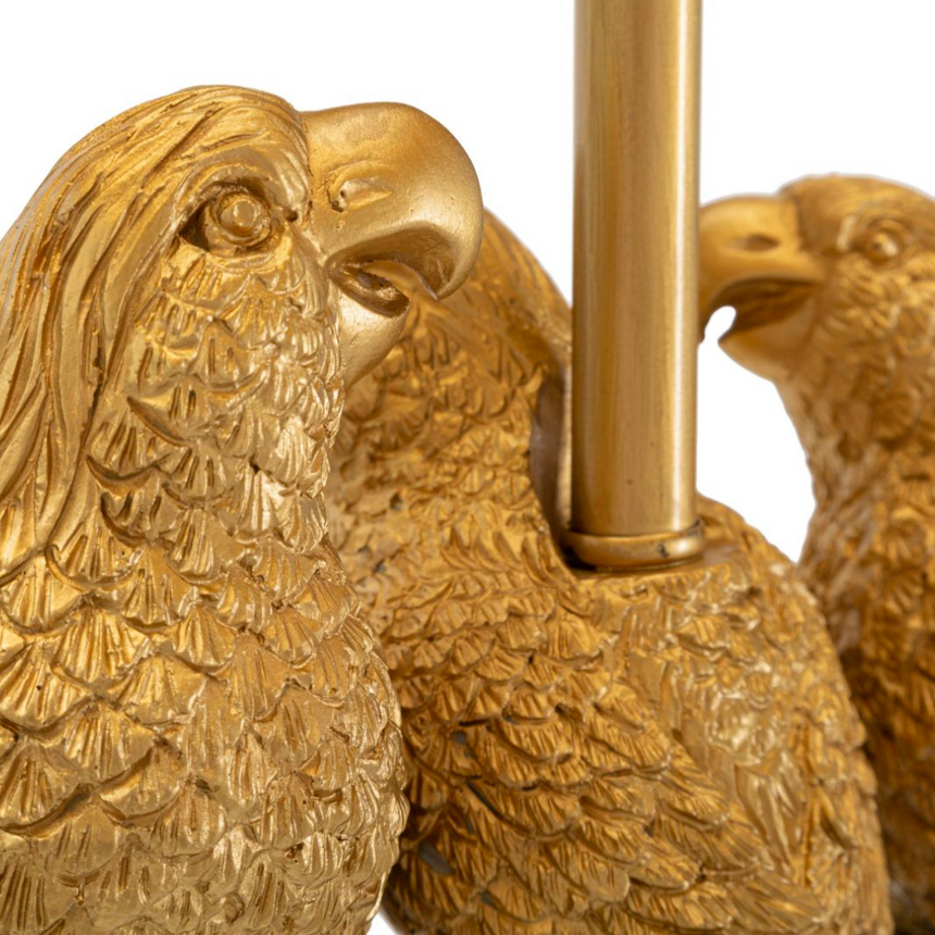 Monkey resin table lamp 34cm