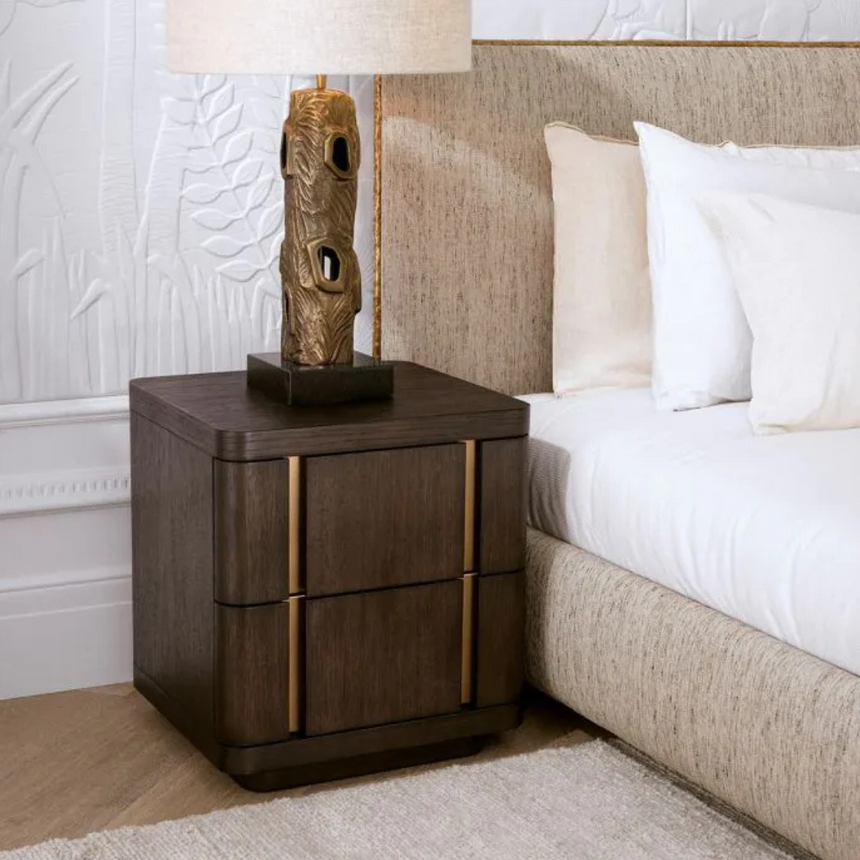 Modesto wooden bedside table