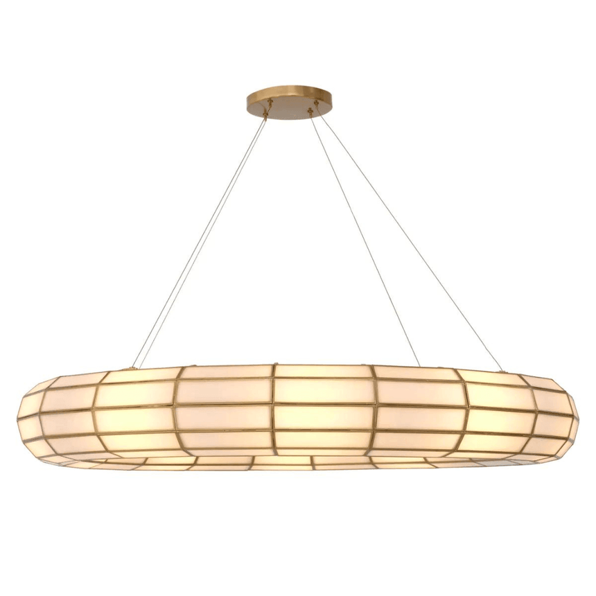 Ronco glass chandelier