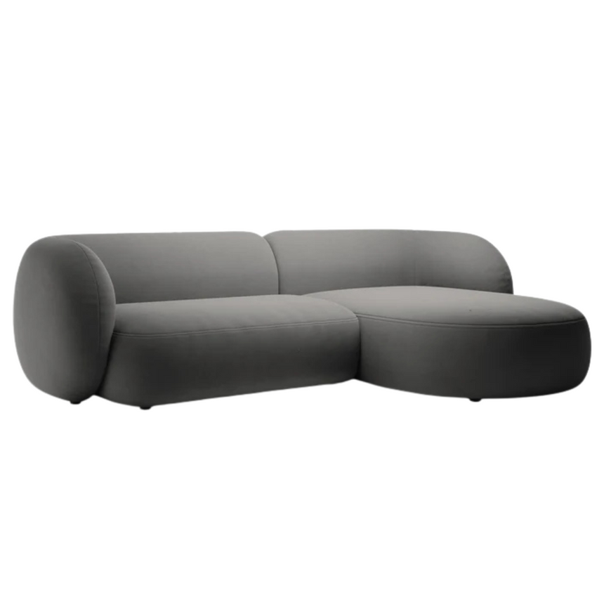 Kate bársony sarokkanapé jobbos 285cm