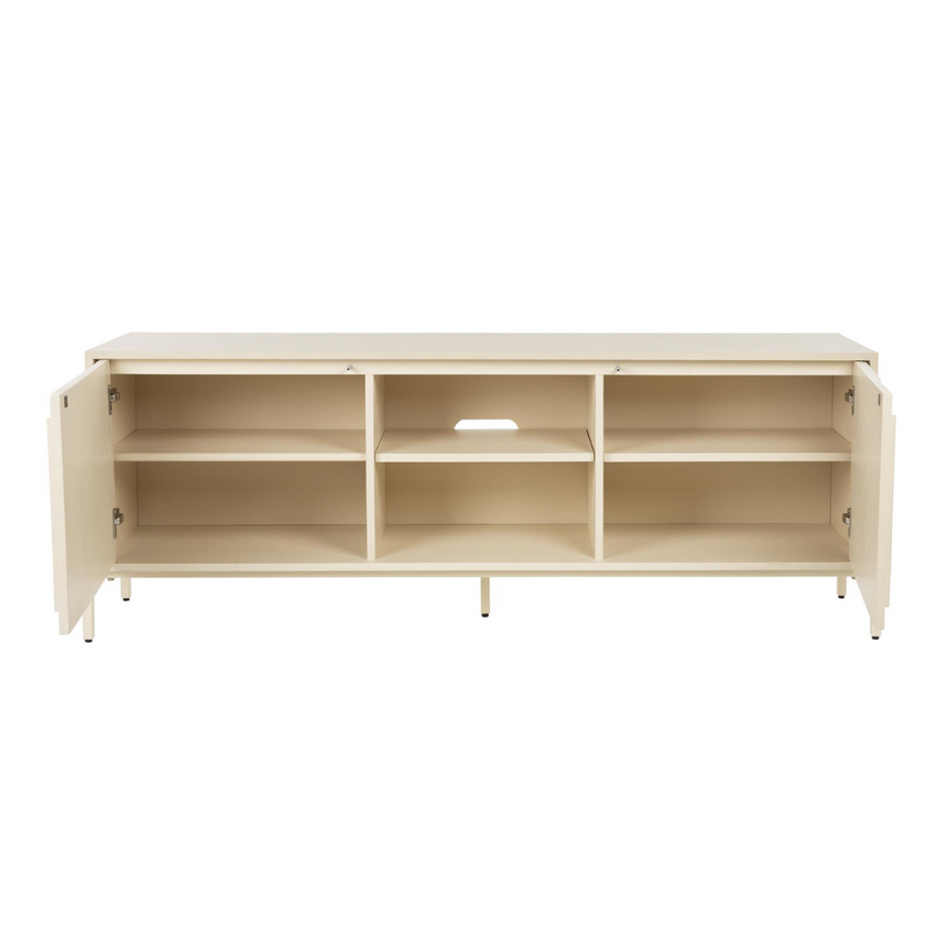Faces wooden cabinet