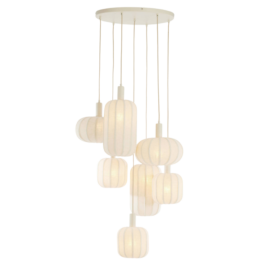 Drizella metal pendant lamp 4 bulbs