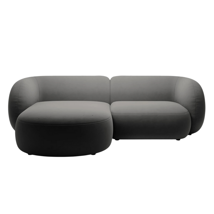 Kate bársony sarokkanapé balos 255cm