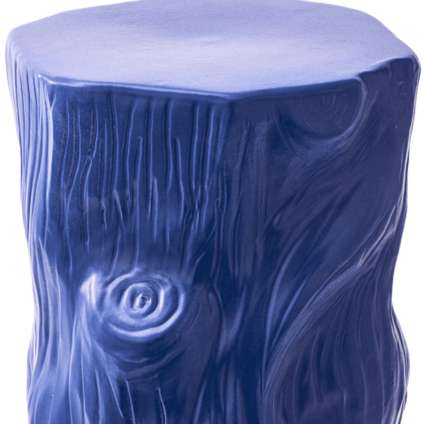 Tree Trunk Ceramic Side Table
