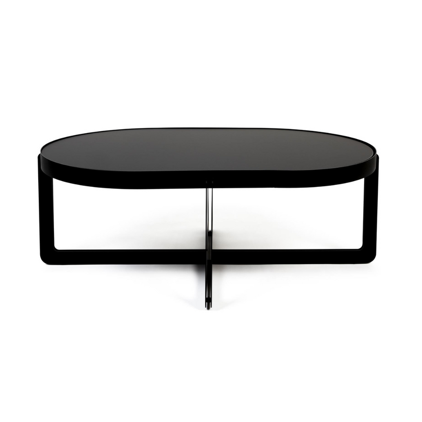 Centre Oval wooden coffee table