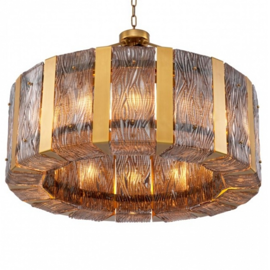 Jasper round metal flower pot medium