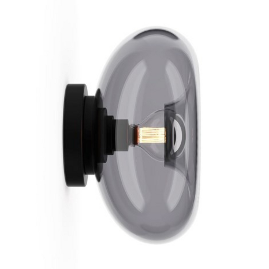 Zepp üveg falilámpa Ø27