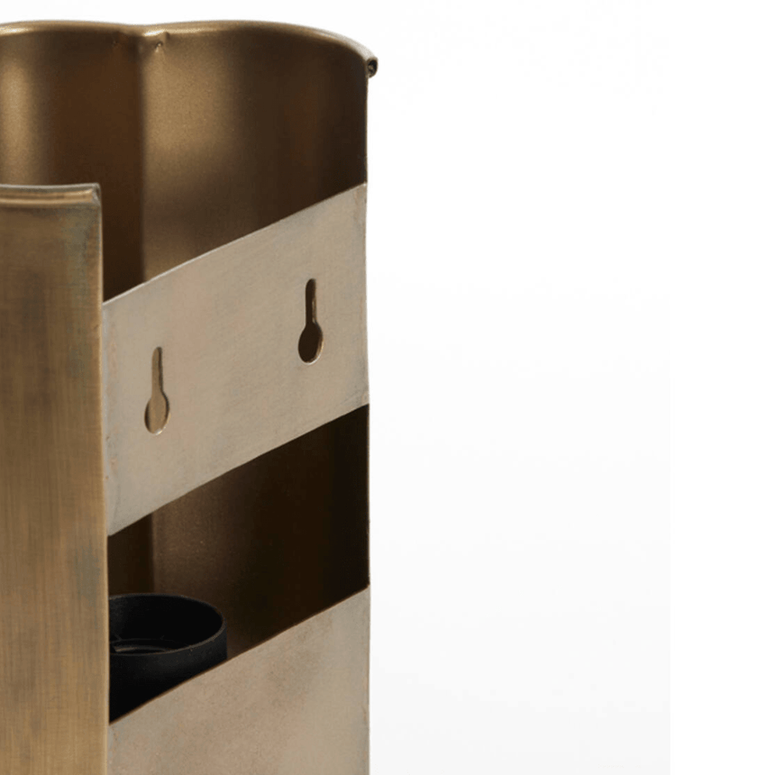 Fringe metal wall lamp